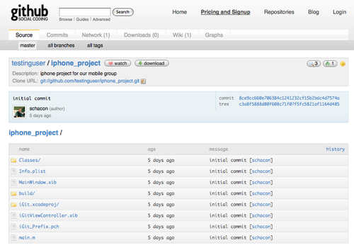 Главная страница проекта на GitHub